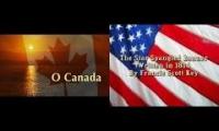 Canadian Anthem And American Anthem