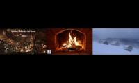Tavern, SnowStorm, Fire