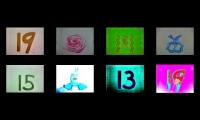 all the sesame street 1 to 20 effects same time part 4