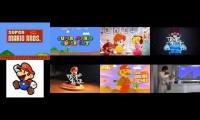 8 different versions of Mario theme song at once