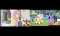 Fluttershy Sparta Extended Tech Remix 2parison