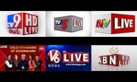 telugu news channels, live coverage followups