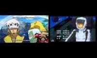 One Piece Op21v2 + Gundam 00 op2