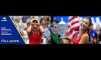US Open Womens Final 2021 Raducanu Fernandez Set 1 Games 4 -
