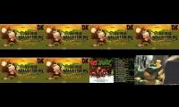 THE MUSCLE-BOUND BROWN-HAIRED GORILLA WITH THE YELLOW BANANA HOARD: DONKEY KONG