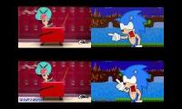 Sonic: I HATE YOU! Vs Gumball: Give Me Your Best Shot!!! [Sparta Remix 4Parison]