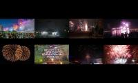 New Year and 4th of July fireworks