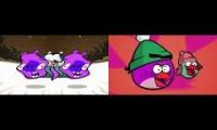 Angry Birds Seasons Greedings in L Major 96