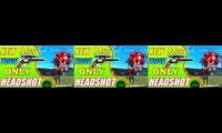 M500 only headshot 1vs4 kill
