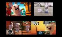 Michaels Favorite Rabbids Invasion Sparta remixes Quadparison