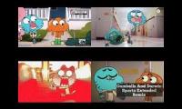 Gumball Has Screaming Sparta Remix Quadparison 2