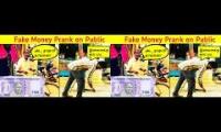Thumbnail of fake money prank on public