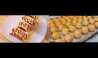 Pancake and pineapple tarts cookie