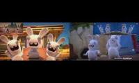 Rabbids Invasion Sparta Venom GSR V2 Remix Comparison