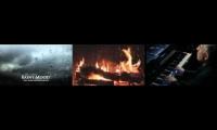 Thumbnail of Rainy Mood + Godot + Fireplace!