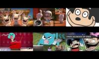 [RI,MS,TAWOG]Rabbids Invasion, Mokeys Show And TAWOG Sparta Remix Sixparison