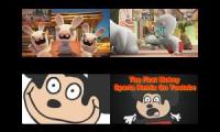 Rabbids Invasion Vs Mokey’s Show Sparta Remix Quadparison 1