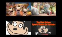 Rabbids Invasion Vs Mokey’s Show Sparta Remix Quadparison 1