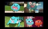 The Amazing world of Gumball Sparta remixes Quadparison 3