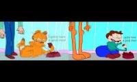 Garfielf original vs except roles reversed