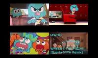 The Amazing world of Gumball Sparta remixes Quadparison 9
