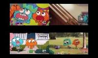 The Amazing world of Gumball Sparta remixes Quadparison 11