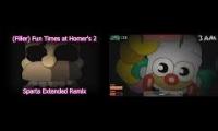 fun times at homers sparta remix mashup