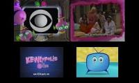 4 Saturday Morning Television Blocks Logos Played At Once (CBS Version)