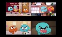 The Amazing world of Gumball Sparta remixes Quadparison 16