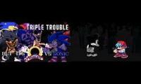 Sonic and Boyfriend vs 4 Creepy Sonics and 4 Suicide Mice