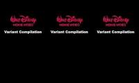 1987 Walt Disney Home Video Logo - Variant Compilation
