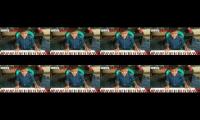 VIRAL pemain keyboard Nando bocah cilik mahir dan mampu bermain keyboard bersama santos musik