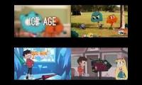 Thumbnail of The Amazing World Of Gumball Vs Star vs the force of evil - Sparta remix Quadparison 2