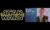 Rick roll mash up hackathon star wars