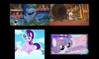 Rabbids Invasion vs My Little Pony sparta remix quadparison 7