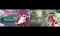 Thumbnail of IRyS Playing Terreria and Bae, Fauna Playing Resident Evil Village