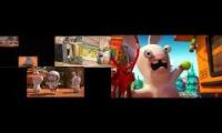Thumbnail of Rabbids invasion Sparta remix Quadparison (Remade)