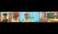 that 3 caillou gets grounded videos swear it