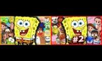 Ozyrys 2 SpongeBob Theme Song (Movies, Games and Series COVER) Part 1 And 2 Mashup