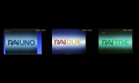 Raiuno Raidue Raitre Italy