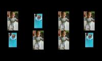 funny kids playing and dance