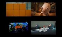 [Rabbids Invasion EDITION] THE END OF THE WORLD! SPARTA REMIX QUADPARISON