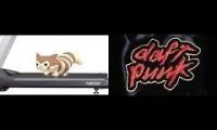 Furret Walks Around the World on a Treadmill