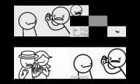 asdfmovie6 Im going to punch you in the face! Sparta Extended Remix Quadparison