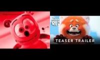 Mashup Red Gummy Bear vs Turning Red