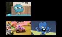 TAWOG VS MLP VS SML VS BFB Sparta Remix Quadparison 2