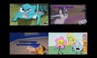 TAWOG VS MLP VS SML VS BFB Sparta Remix Quadparison 5