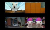 [Request 8/8] New Rabbids Invasion Sparta Remixes Side-By-Side Quadparison 8
