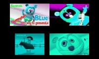 Mashup 4 Gummy Bears In Cyan