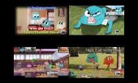 The Amazing World Of Gumball Sparta Remix Quadparison 4